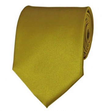 Mustard Solid Color Ties Mens Neckties