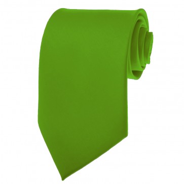 Clover Green Ties Mens Solid Color Neckties