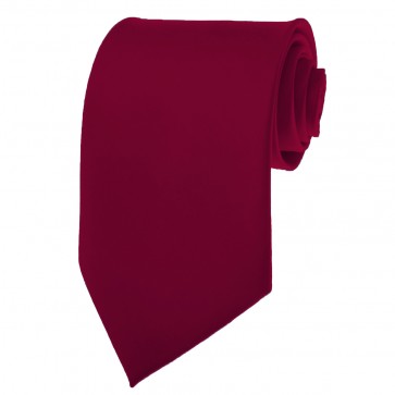 Eggplant Ties Mens Solid Color Neckties