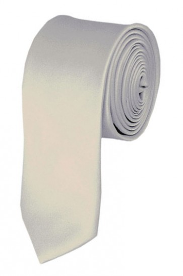 Skinny Platinum Ties Solid Color 2 Inch Tie Mens Neckties