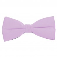 Lavender Bow Tie Solid Pre-tied Satin Mens Ties