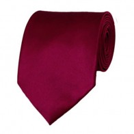 Raspberry Solid Color Ties Mens Neckties
