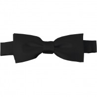 Black Bow Tie Pre-tied Satin Boys Ties