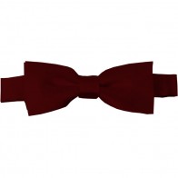 Maroon Bow Tie Pre-tied Satin Boys Ties