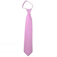 Solid  Pink Zipper Ties Mens Neckties