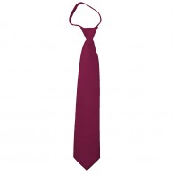 Solid Raspberry Boys Zipper Ties Kids Neckties