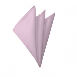 Solid Light Pink Hanky Mens Handkerchief Pocket Square