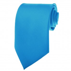 Solid Peacock Blue Skinny Ties Solid Color 2 Inch Mens Neckties