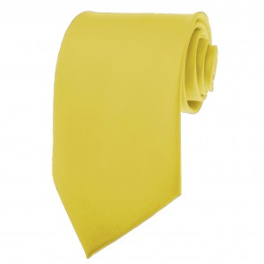 Solid Baby Yellow Skinny Ties Solid Color 2 Inch Mens Neckties