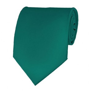 Teal Green Solid Color Ties Mens Neckties