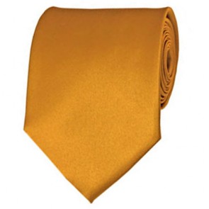 Gold Bar Solid Color Ties Mens Neckties
