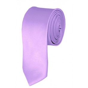 Skinny Lavender Ties Solid Color 2 Inch Tie Mens Neckties