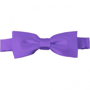 Purple Bow Tie Pre-tied Satin Boys Ties