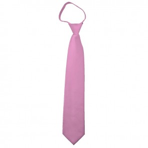 Solid Dusty Pink Zipper Ties Mens Neckties