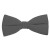 Charcoal Bow Tie Solid Pre-tied Satin Mens Ties