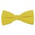 Baby Yellow Bow Tie Solid Pre-tied Satin Mens Ties