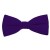 Dark Purple Bow Tie Solid Pre-tied Satin Mens Ties