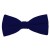 Navy Bow Tie Solid Pre-tied Satin Mens Ties