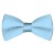 Solid Powder Blue Bow Tie Pre-tied Satin Mens Ties