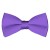 Solid Purple Bow Tie Pre-tied Satin Mens Ties