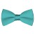 Solid Aqua Green Bow Tie Pre-tied Satin Mens Ties