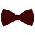 Solid Maroon Bow Tie Pre-tied Satin Mens Ties