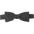 Charcoal Bow Tie Pre-tied Satin Boys Ties