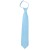 Solid Powder Blue Zipper Ties Mens Neckties