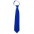 Solid Royal Blue Boys Zipper Ties Kids Neckties