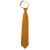 Solid Gold Bar Boys Zipper Ties Kids Neckties