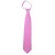 Solid Hot Pink Boys Zipper Ties Kids Neckties