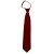 Solid Burgundy Zipper Ties Mens Neckties