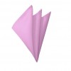 Solid Pink Hanky Mens Handkerchief Pocket Square