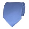 Steel Blue Solid Color Ties Mens Neckties