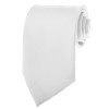 Solid White Skinny Ties Solid Color 2 Inch Mens Neckties