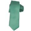 Solid Aqua Green Skinny Ties Solid Color 2 Inch Mens Neckties