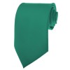 Teal Green Ties Mens Solid Color Neckties