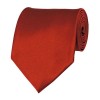 Rust Solid Color Ties Mens Neckties