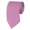 Slim Dusty Pink Necktie 2.75 Inch Ties Mens Solid Color Neckties