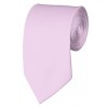 Slim Light Pink Necktie 2.75 Inch Ties Mens Solid Color Neckties