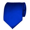 Royal Blue Solid Color Ties Mens Neckties