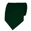Hunter Green Solid Color Ties Mens Neckties