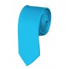 Skinny Turquoise Blue Ties Solid Color 2 Inch Tie Mens Neckties