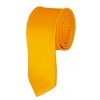 Skinny Golden Yellow Ties Solid Color 2 Inch Tie Mens Neckties