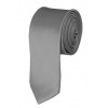 Skinny Silver Ties Solid Color 2 Inch Tie Mens Neckties