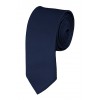 Skinny Navy Blue Ties Solid Color 2 Inch Tie Mens Neckties