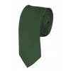 Skinny Dark Olive Ties Solid Color 2 Inch Tie Mens Neckties