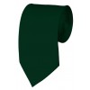 Slim Hunter Green Necktie 2.75 Inch Ties Mens Solid Color Neckties