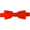 Coral Red Bow Tie Pre-tied Satin Boys Ties