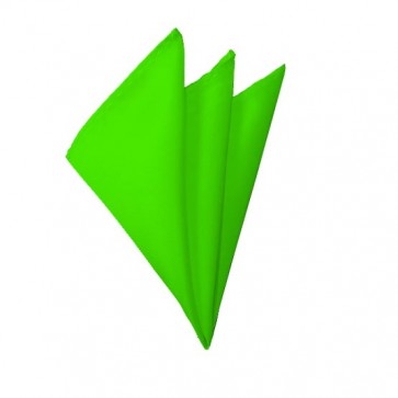 Solid Lime Hanky Mens Handkerchief Pocket Square